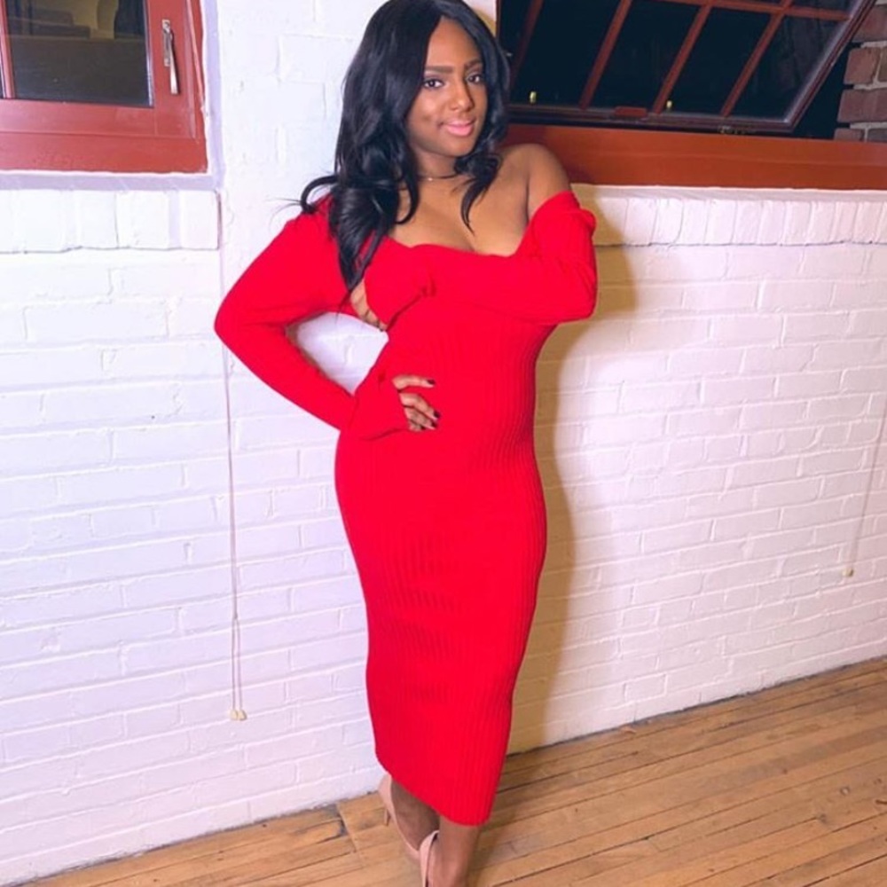 Little Red Dress! Size M - has stretch. Sexy Fit.